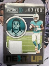 2021 Playbook Next Up Jaylen Waddle Rookie Jersey #NXT-JWA - Freshly Pulled RC