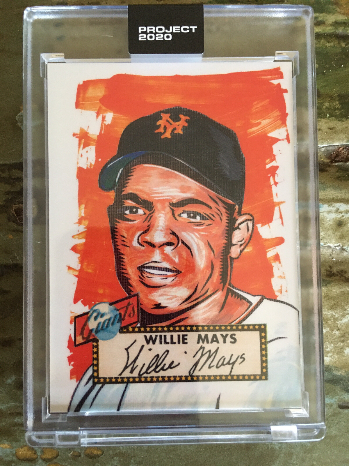 Topps Project 2020 #143 ~ 1952 Willie Mays by Blake Jamieson ~ PR /5,930