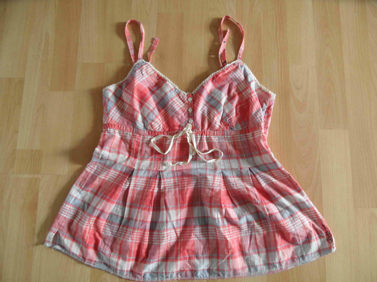 ESPRIT schönes kariertes Blusentop Gr. 38   07-14