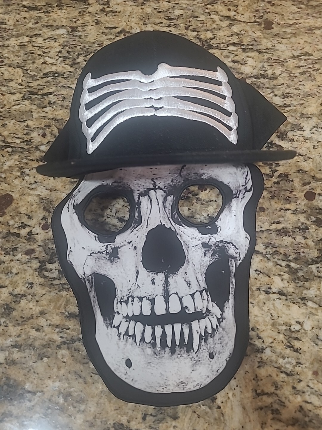Men's Gothic Punk Skull Beanie Cap