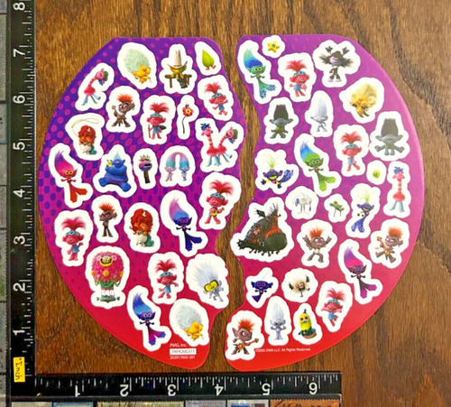 TROLLS BAND WORLD TOUR, POPPY AND FRIENDS, 50 BEAUTIFUL STICKERS #TROLLS04 - 第 1/2 張圖片