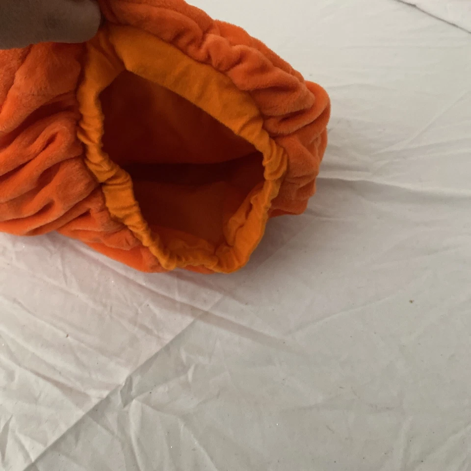 Halloween Niño Polar Calabaza Disfraz Naranja Cómodo Mono 18-36 M Foto 3 de 4