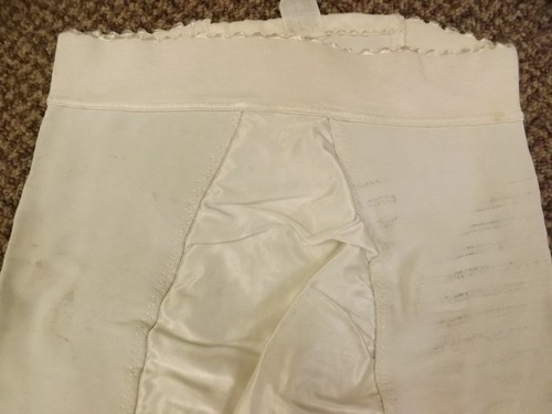 Deadstock Vtg 1950s NEW Open Bottom Girdle w/ Hosiery Garters S 25/26 Rubber - Picture 2 of 6