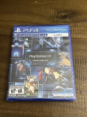 PlayStation VR PSVR PS4 Demo Disc 2.0 PlayStation 4 New Factory Sealed