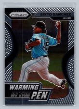 2020 Panini Prizm #WIP-3 Sixto Sanchez Warming in the Pen Miami Marlins