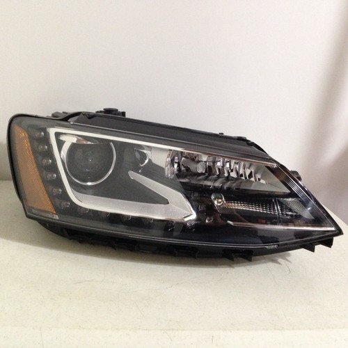 2012-2016 Volkswagen Jetta Right PASSENGER Side Xenon HID with LED Headlight OEM - Picture 2 of 17