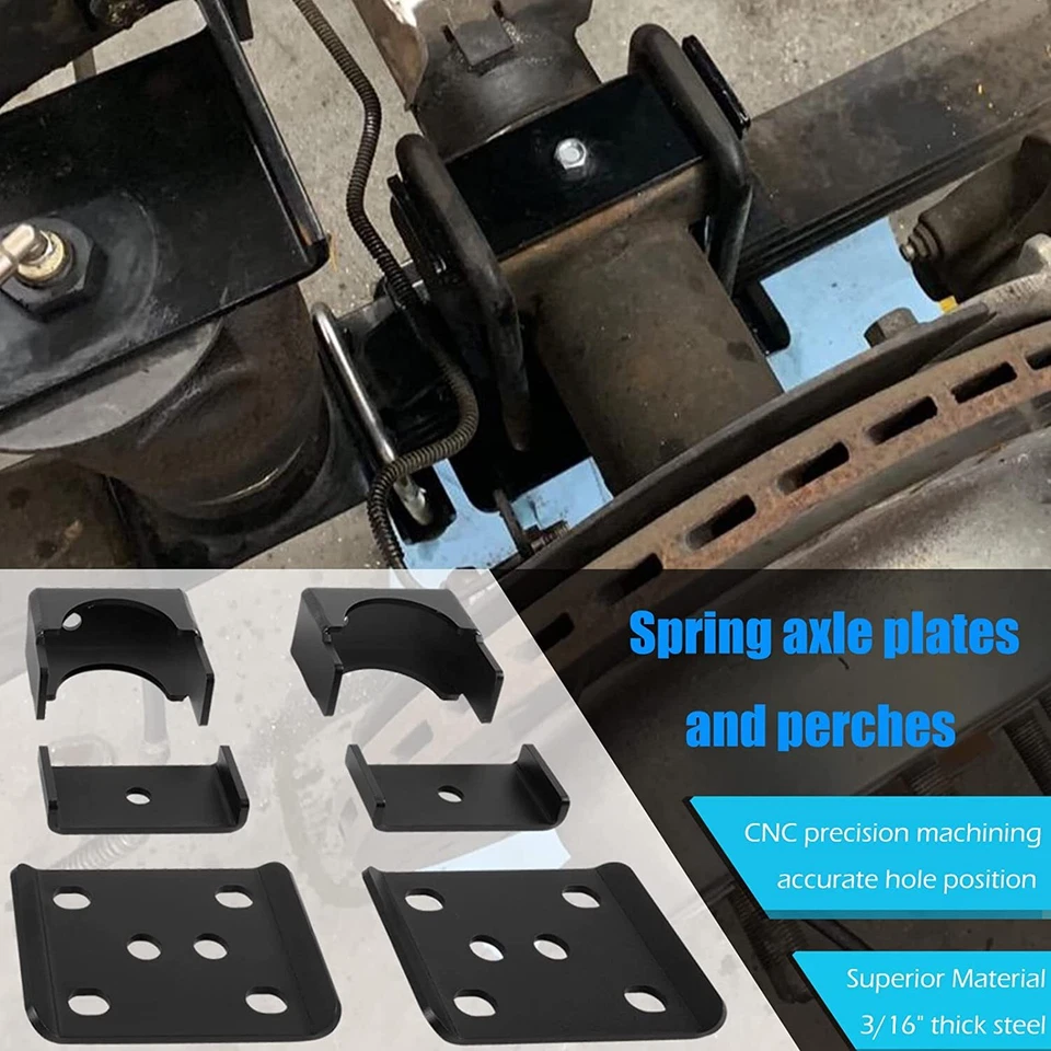 6'' Rear Drop Flip Kit w/ C Notch for Chevy Silverado GMC Sierra C1500 Trucks - Image 3 of 4