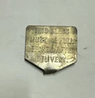 WAYNE GILBARCO PETROL VINTAGE PUMP BOWSER GENUINE VINTAGE BRASS SIGN
