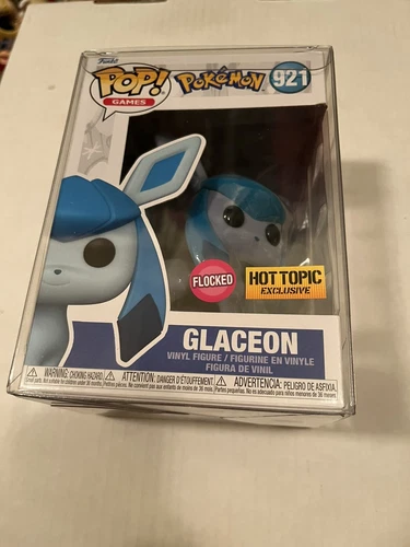 Funko Pop! Vinyl: Pokémon - Glaceon (Flocked) - Hot Topic (Exclusive)