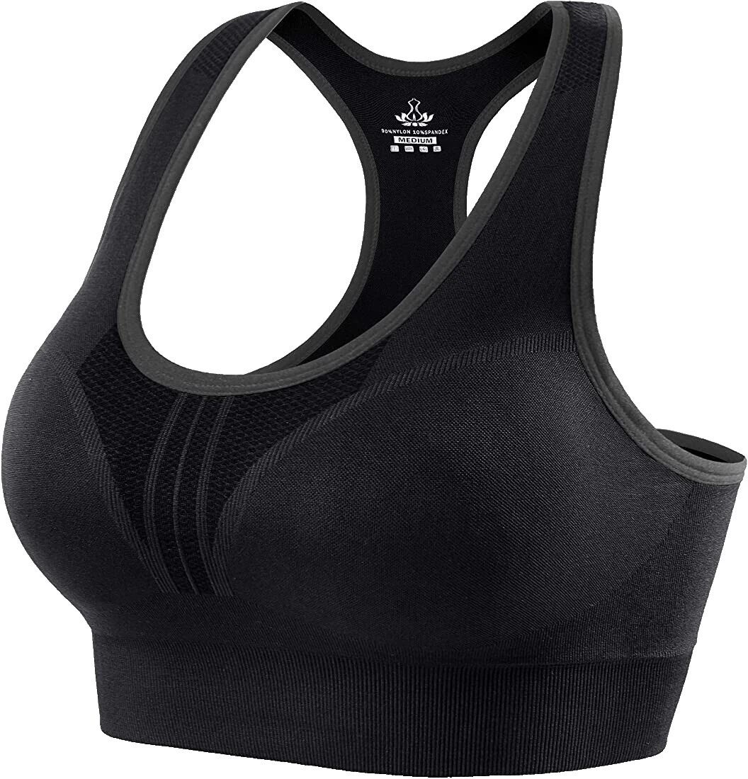 L Black Sports Bras