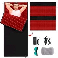 LOVTRAVEL 2560pcs LED 660nm Red Light Therapy Sleeping Bag Mat Body Relief