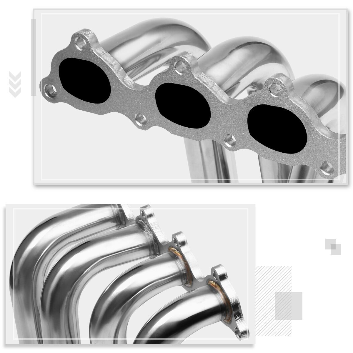 For 94-01 Acura Integra GSR/Type-R/Honda Civic Si B-Series Tri-Y ...