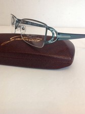 Gattinoni  Occhiale da vista metallo blu petrolio nylor donna asta larga plastic