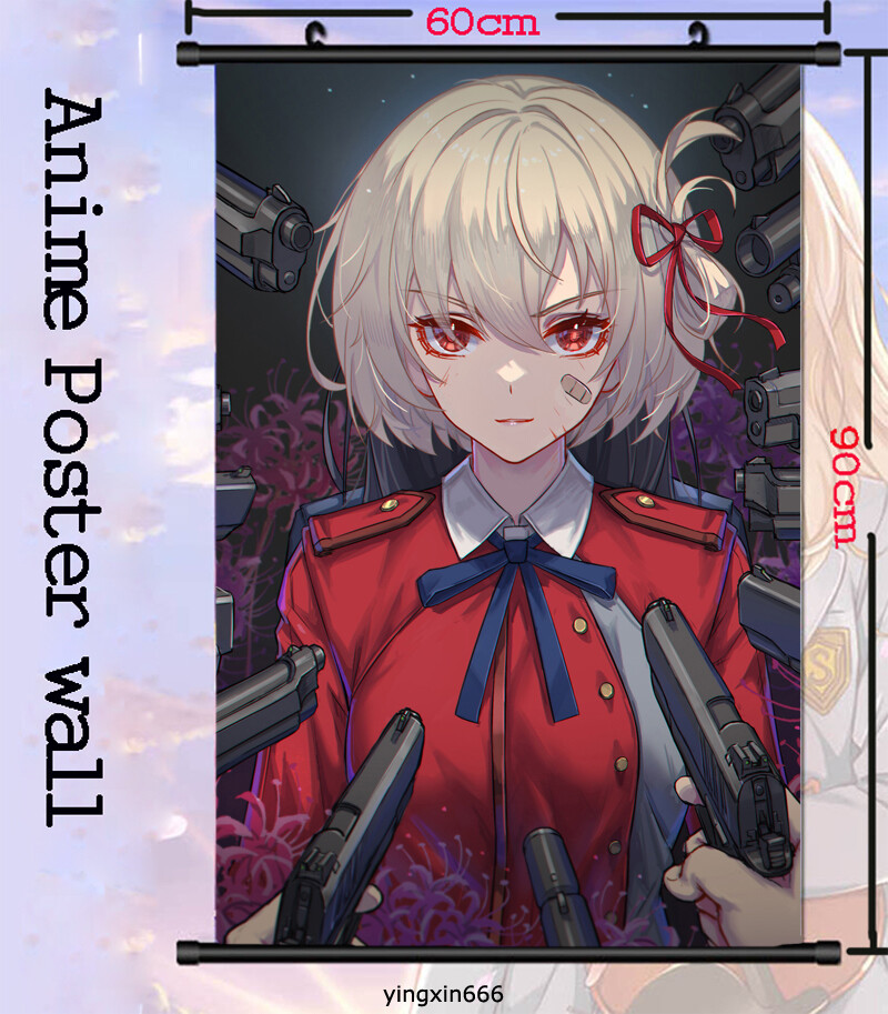 Lycoris Recoil Chisato Nishikigi Anime HD ART Wall Scroll Poster
