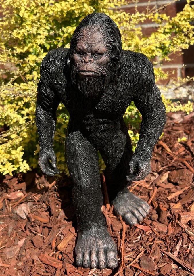 Top Brass Big Squatch 13'' Bigfoot Sasquatch Standing Statue/Figurine - Decoration, Rustic Cabin, Lodge, Mountain Art Decoration