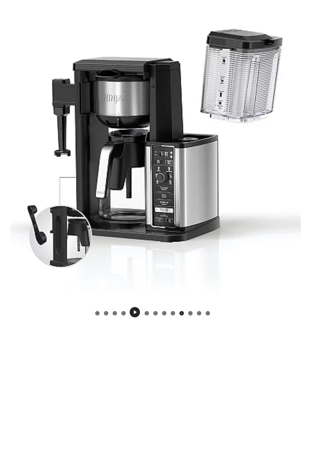 Ninja CM400 Specialty Coffee Maker with Glass Carafe Black