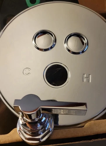 Signature Hardware Greyfield tap control trim for tub shower Chrome - Picture 2 of 5