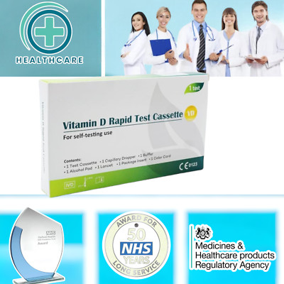 2 x Vitamin D Test Kit SOFORT Selbsttest Screen / Home / Vit D Schnelltest Kit