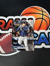 2024 Curtis Mead Topps Flagship Collection RC Rookie Card Tampa Bay Rays #8. rookie card picture