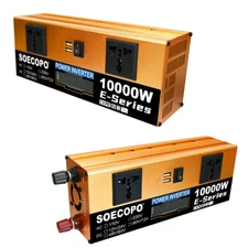 10000W Power Inverter Solar Generator With 200W Solar Panel Home Complete Set