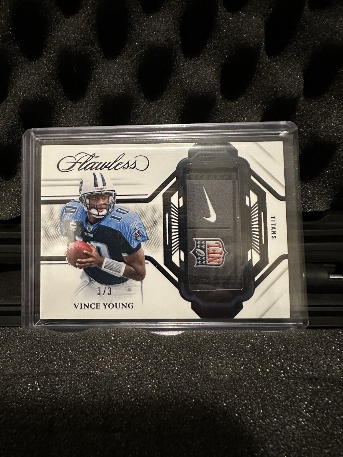 2023 Vince Young 3/3 NFL Shield Nike Swoosh Flawless Tags