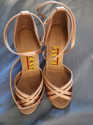 Professional Ballroom / Latin Ladies shoe, Eckse