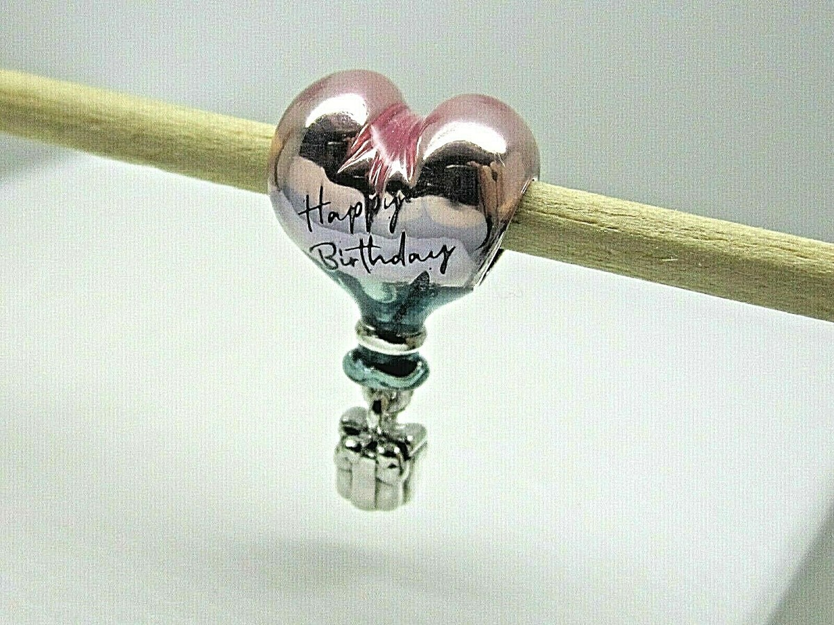Authentic Pandora Charm Happy Birthday Hot Air Balloon #791501C01