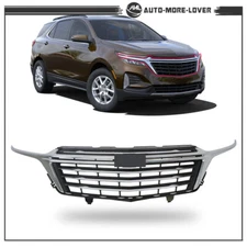 Front Bumper Upper Grille Chrome And Black  For Chevrolet Equinox  2022 2023