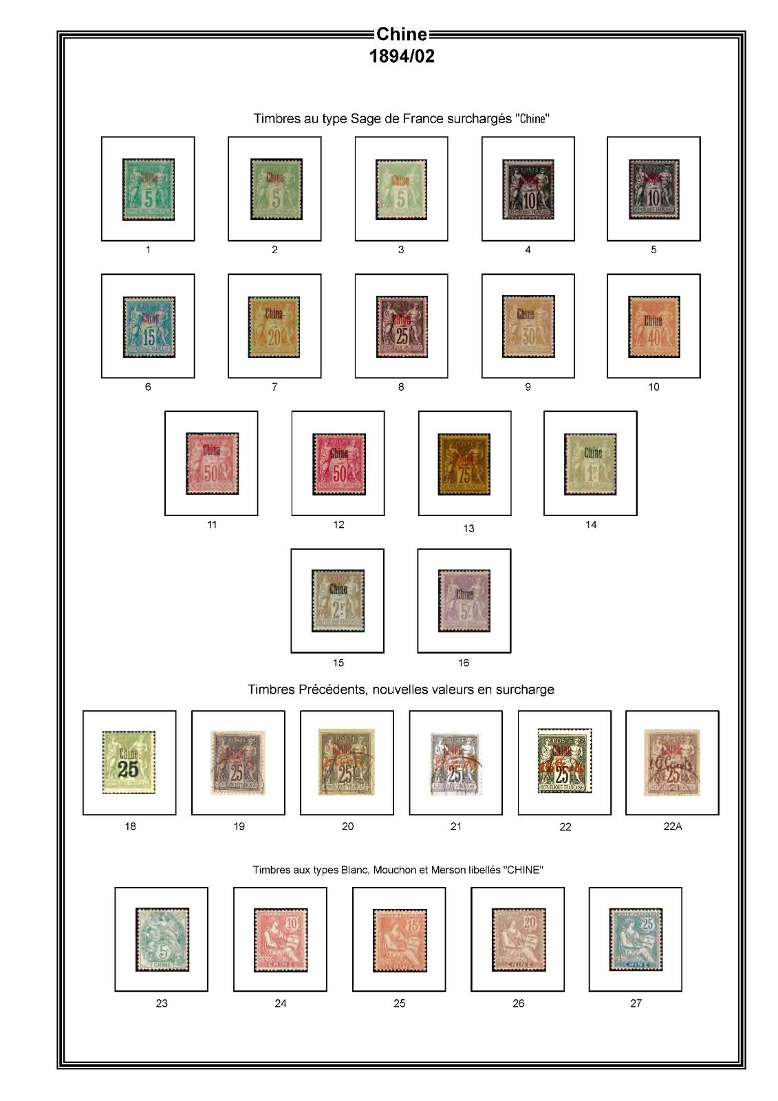 Page D Album De Timbre A Imprimer Gratuit Colonies - Philatelie Free - Tous les Timbres postes des Ex-Colonies  Françaises, des DOM et des TOM