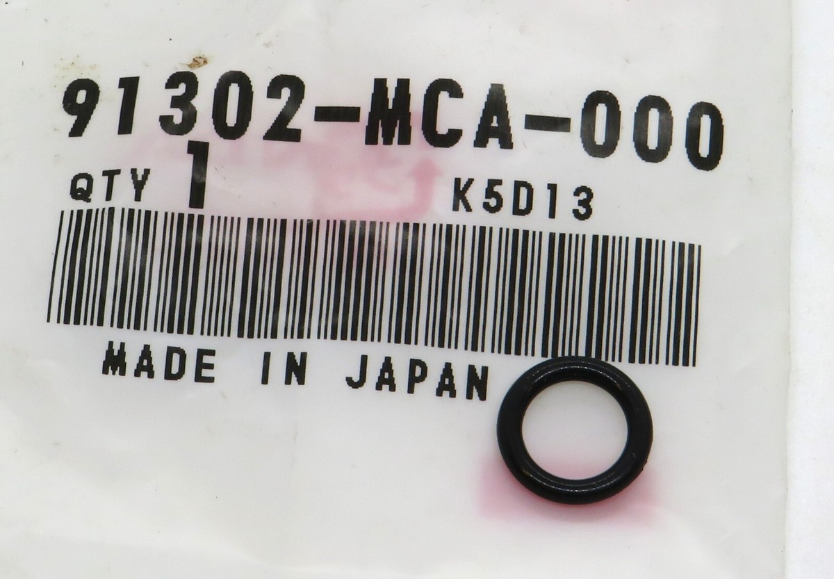 91302-MCA-000 Honda 7.8x1.9 Fuel Petcock O-Ring for CBR600 VTX1800