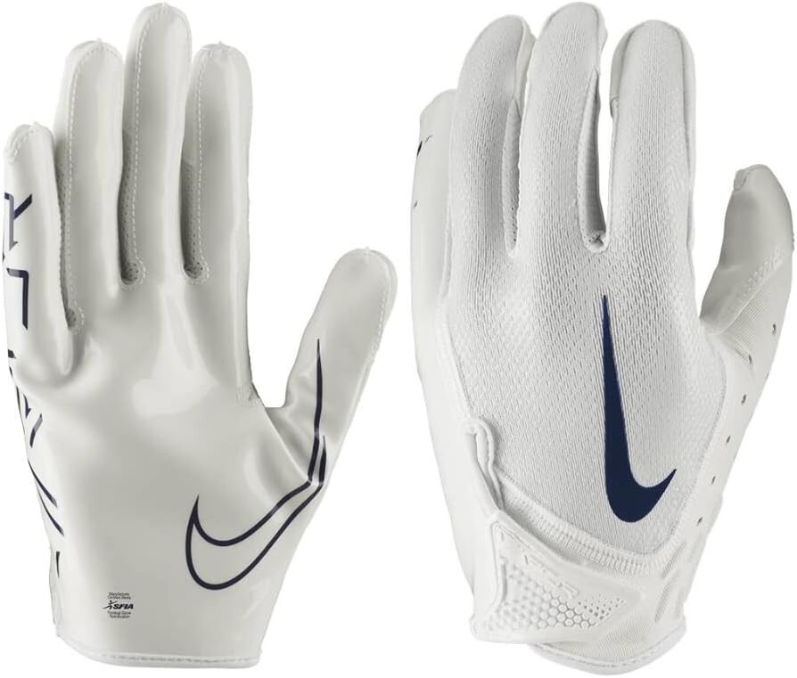 NIKE - 送料無料 新品 NIKE アメフトNIKE VAPOR JET 7.0 XL Nike Vapor Jet 7.0 Adult Football Gloves White Navy MEDIUM