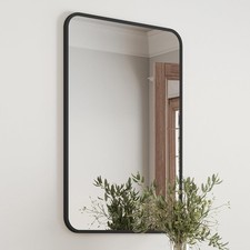Rectangular Wall Mirror Accent Modern Metal Frame Large x 30" H x 20" L Product