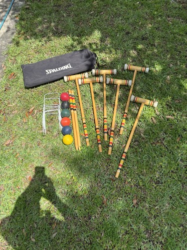 Franklin Complete Croquet 6-Player Set, Carry Bag, Pre-owned GREAT CONDITION