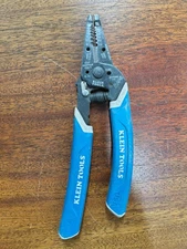 Klein Tools K11095 Klein-Kurve Wire Stripper / Cutter - 8-20 AWG - Blue and Whit