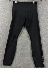 Lorna Jane Womens Black High Rise Leggings Approx S AU10 Stretch Activewear