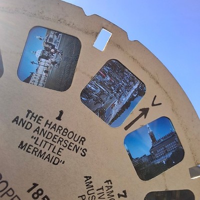 DÄNEMARK KOPENHAGEN View-Master Rolle 1860. Sehr guter Zustand. refba