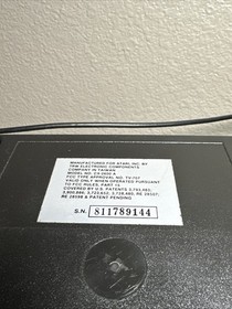 Atari 2600 CX-2600A Wood Grain 4 Switch Console Only No Power Cord / Controllers