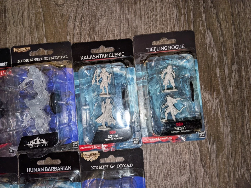 Wizkids Nolzur's Marvelous Miniatures D&D Mixed Lot of 7 Tiefling Human Blights - Image 3 of 4