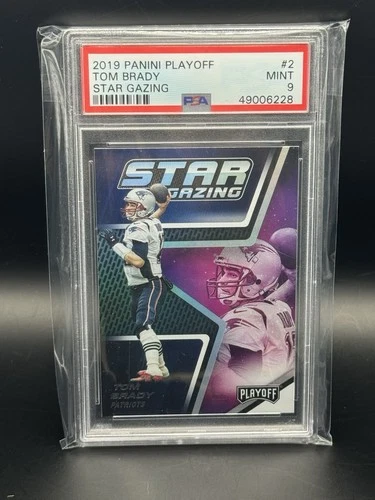 2019 Panini Playoff - Tom Brady Star Gazing #2 PSA 9