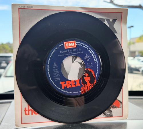 T. Rex: The Soul Of My Suit | Vinyl VG++ (7") Rare 1977 French Single, GLAM ROCK - Picture 3 of 4