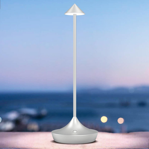 Lampada Da Tavolo Senza Fili Ricaricabile, 6000Mah Lampada Da Comodino LED USB, - Foto 10 di 12