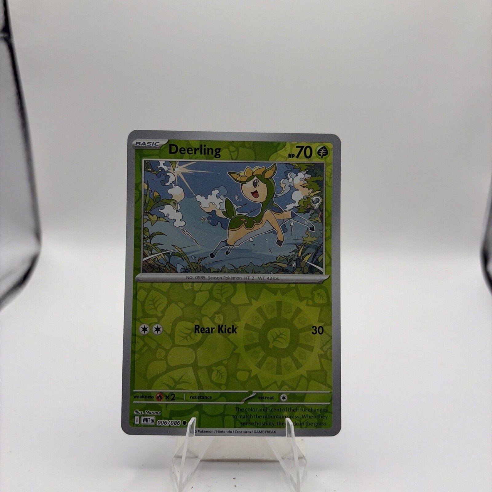 Deerling 006/086 Sv: White Flare Reverse Holo