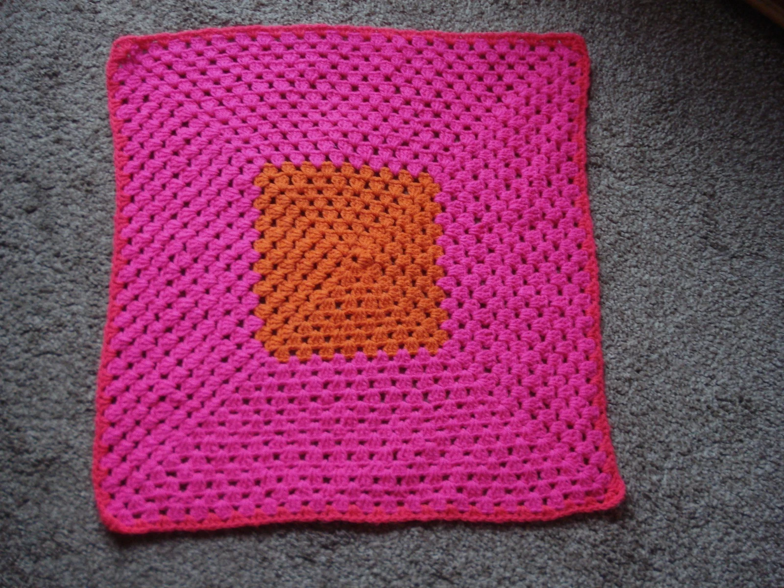 home, crotchered pram blanket, 22" x 22" good condition