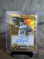 2024 Gilded Collection Chrome Gold 99/99 Quinn Priester Rookie Auto RC
