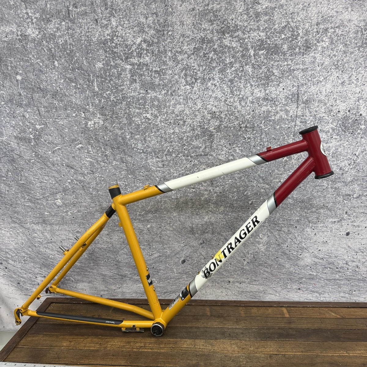 Vintage Bontrager Steel Mountain Bike Frame 17in USA Canti OX2 MTB