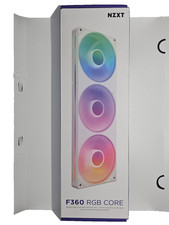 NZXT F360 RGB CORE RF-U36HF-W1 360mm LED Single-Frame Fan unit 3x120mm white