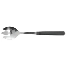 Vollrath Kool Touch S/S Notched 11-5/8-In. Serving Spoon w/ Black Handle