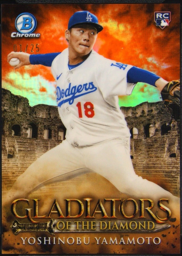 2024 Bowman Chrome - Yoshinobu Yamamoto #GOTD-1 for sale | eBay