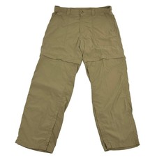 ExOfficio Convertible Pants Shorts Men's L Khaki Insect Shield Nylon