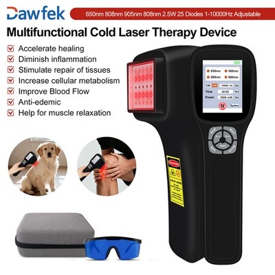 2500mW Cold Laser Red Light Treatment Device for Arthritis Shoulder Pain Relief 